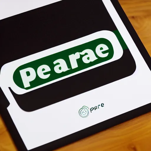 Prompt: Corporate logo for pear