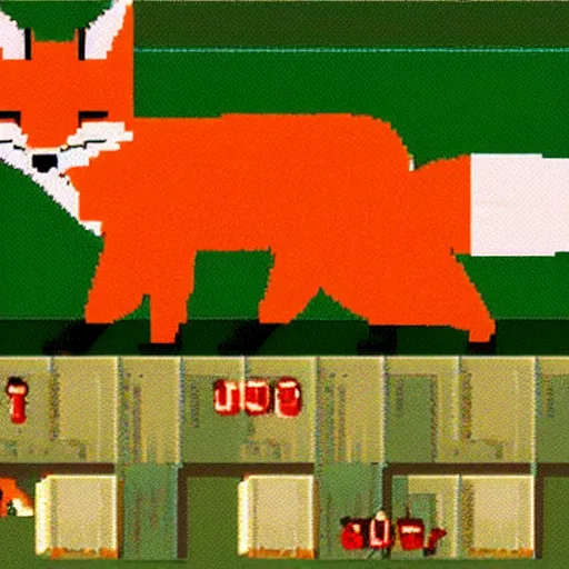 Image similar to a fox in an amiga game