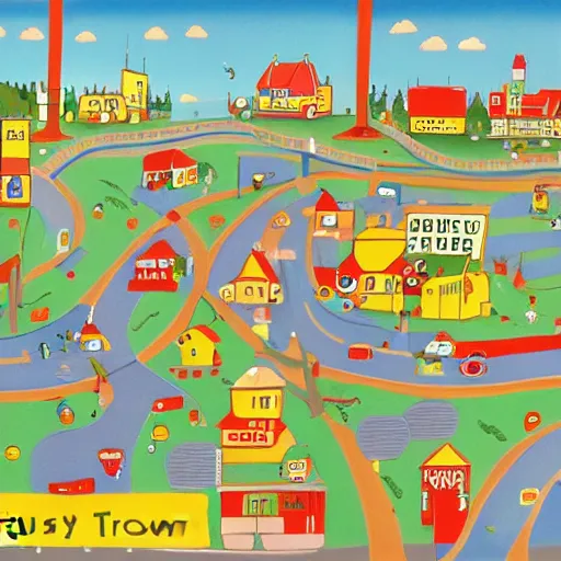 Image similar to Busytown, by Neil Freeman