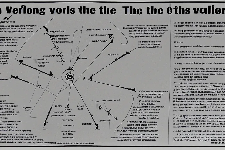 Image similar to a diagram by edward tufte warning how the world is going to end