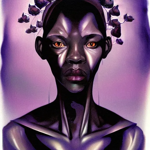 Prompt: citizen portrait soft light painted by dave mckean and erik jones, inspired by kenyan ghost in the shell anime, smooth face feature, intricate oil painting, high detail illustration, sharp high detail, manga and anime 1 9 9 9