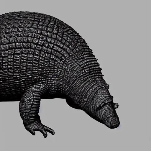 Prompt: black t-shirt, armadillo American patriot, a 3d design, superrealism 8k resolution