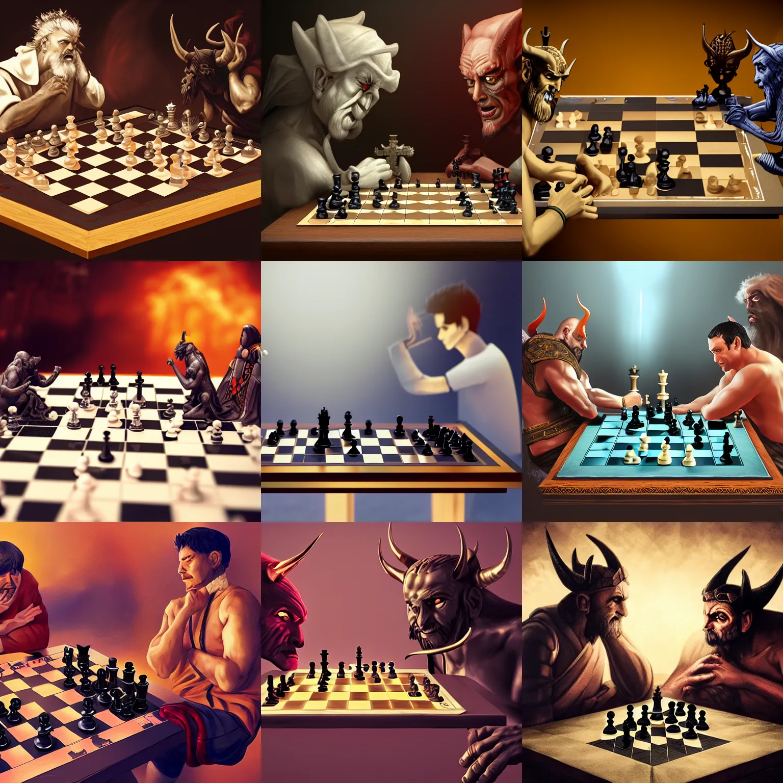 god vs devil chess