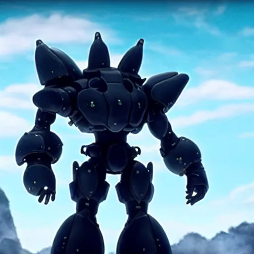 Prompt: promotional image of <Marshmallow Golem> as <Air Priest> in the new movie directed by <Tetsuya Nomura>, <heavily armored and brandishing shillelagh>, <perfect face>, movie still frame, promotional image, imax 70 mm footage