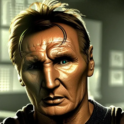 Prompt: Liam Neeson as Sam Fisher