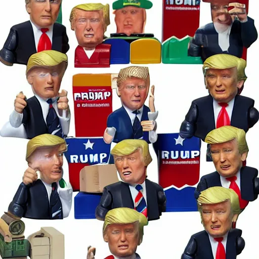 Image similar to donald trump action figure playset