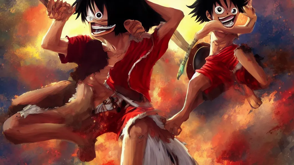 Image similar to monkey D. LUFFY, fantasy artwork, award winning, very very very very very very very beautiful, artstation