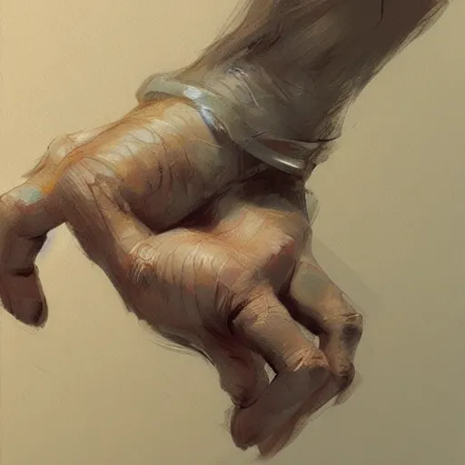 Image similar to human hand sketch, painting by Craig Mullins, 4k, octane, digital painting, artstation, concept art, sharp focus, illustration, art by artgerm and greg rutkowski and alphonse mucha,