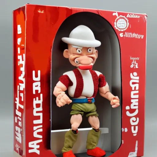 Image similar to popeye action figure,