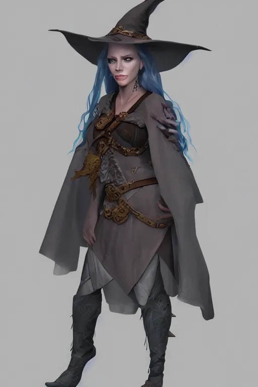 Image similar to a portrait of my next DND witch character , concept art, DND, trending on artstation 3D.