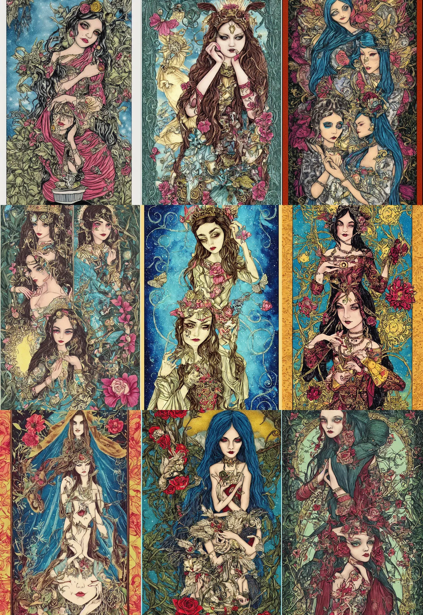 Prompt: The Empress Tarot Card, by Jasmine Becket-Griffith