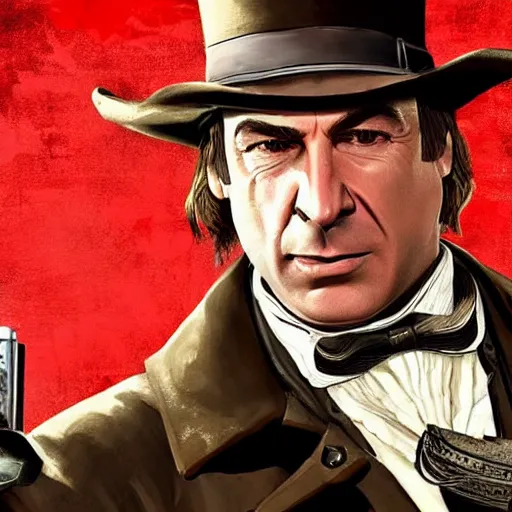 Prompt: Saul Goodman in RDR2