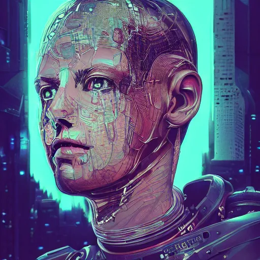 Prompt: portrait of an astronaut. full body portrait, intricate abstract. cyberpunk, intricate artwork. neon eyes, by Tooth Wu, wlop, beeple. octane render, trending on artstation, greg rutkowski very coherent symmetrical artwork. cinematic, hyper realism, high detail, octane render, 8k, minimalistic, hyperrealistic surrealism, award winning masterpiece with incredible details, a surreal vaporwave liminal space, highly detailed, trending on ArtStation