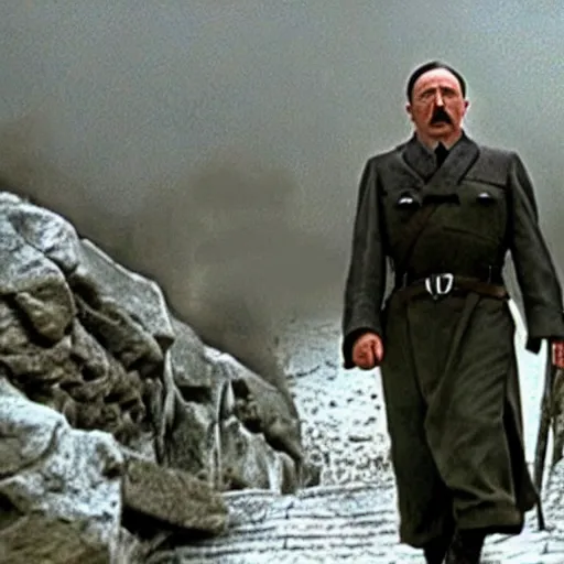 Image similar to hitler in lord of the rings film