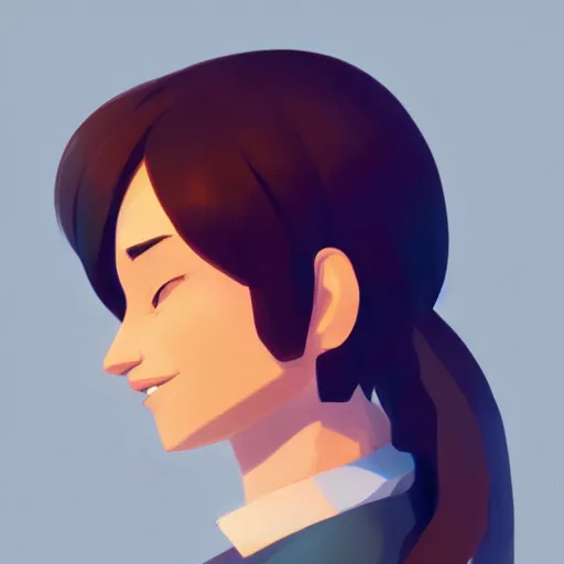 Image similar to face icon stylized minimalist comic - con, loftis, cory behance hd by jesper ejsing, by rhads, makoto shinkai and lois van baarle, ilya kuvshinov, rossdraws global illumination