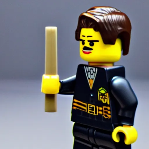 Prompt: Hitler lego figure