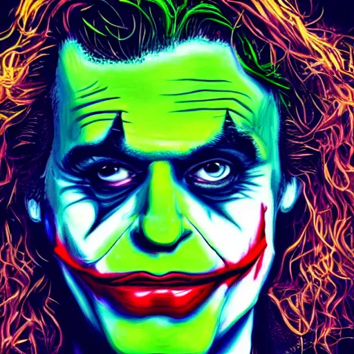 Prompt: !dream Watson as the joker, highly detailed, realistic face, digital art