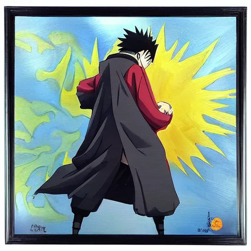 Image similar to “Naruto oil panting”