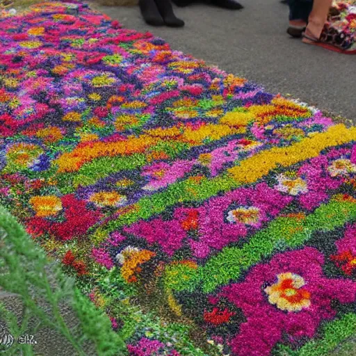 Image similar to flower carpet