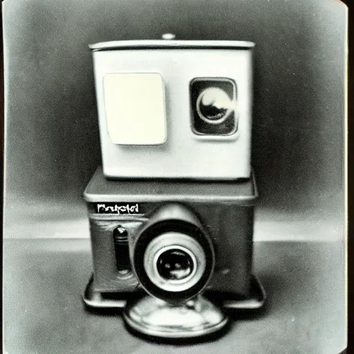 Prompt: 1 9 5 0 s polaroid picture of mr mine