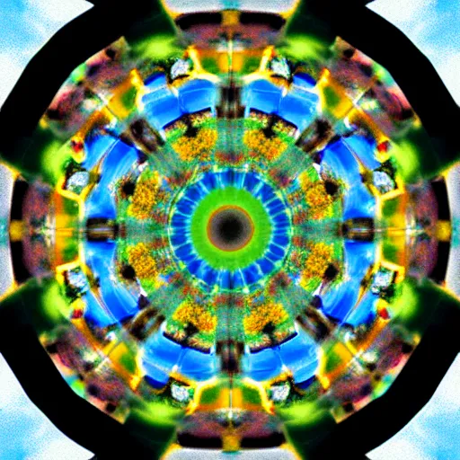 Image similar to Planet earth contained in a kaleidoscope