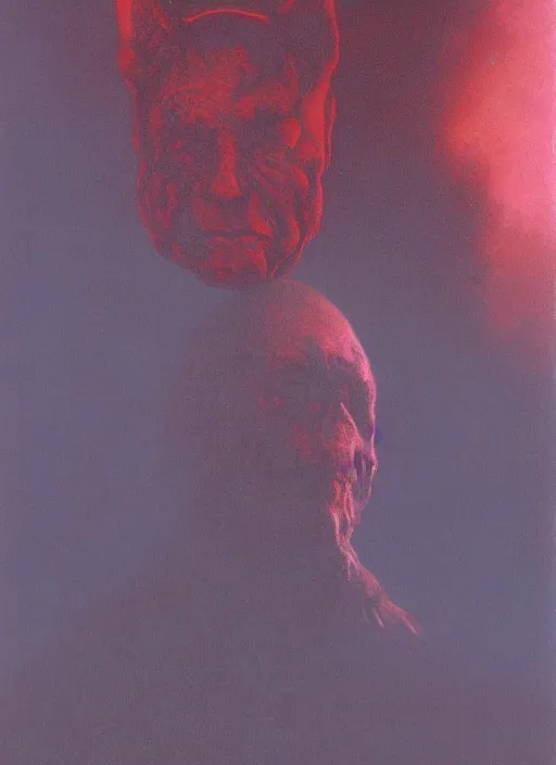 Image similar to alex jones by zdzislaw beksinski and lisa frank