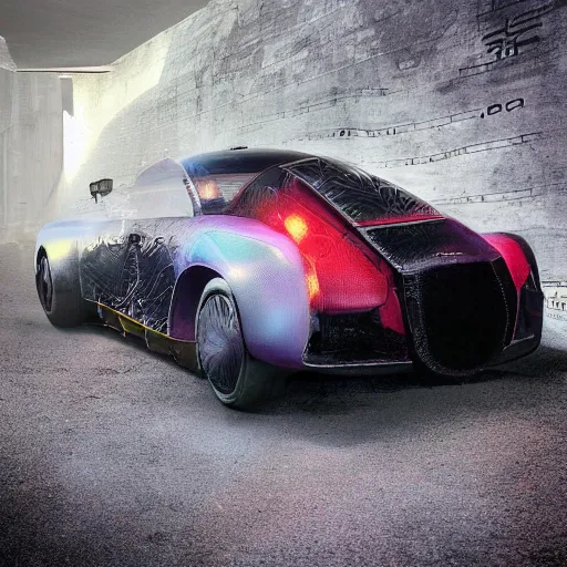 Image similar to khyzyl saleem car :: Rolls-Royce 103EX : medium size: 7, u, x, y, o form panels: motherboard forms zaha hadid architecture big size forms brutalist medium size forms sci-fi futuristic setting ultra realistic photography, keyshot render, octane render, unreal engine 5 render , high oiled liquid glossy specularity reflections, ultra detailed, 4k, 8k, 16k blade runner 2049 color colors Cyberpunk 2077, ghost in the shell, thor 2 marvel film, cinematic, high contrast: tilt shift: sharp focus