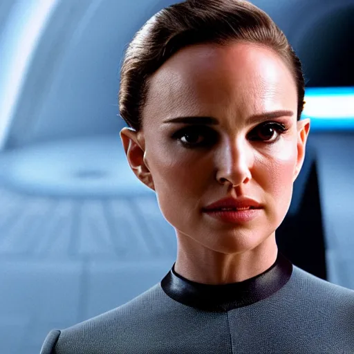 Image similar to Natalie Portman in Star Trek, (EOS 5DS R, ISO100, f/8, 1/125, 84mm, modelsociety, prime lense)