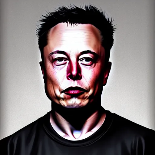 Image similar to Elon musk sad , trending on artstation , Hyperdetailed , CGSociety