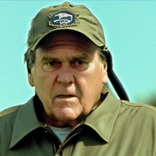 Prompt: A still image of coach Belichick in 'Saving Private Ryan'(1998)