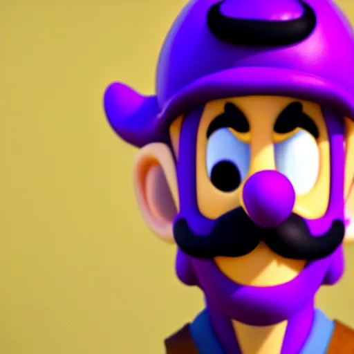 Image similar to ryan reynolds as waluigi, highly detailed, extremely high quality, hd, 4 k, 8 k, canon 3 0 0 mm, professional photographer, 4 0 mp, lifelike, top - rated, award winning, realistic, detailed lighting, detailed shadows, sharp, no blur, edited, corrected, trending