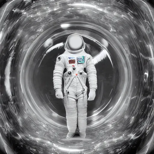 concept art astronaut in futuristic dark and empty sci | Stable ...