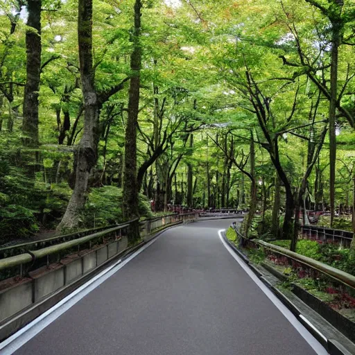 Image similar to tokyo in forest