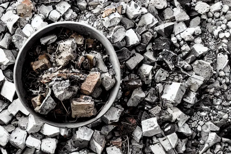 Image similar to bowl of city rubble