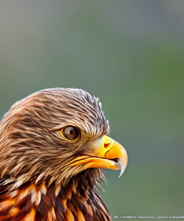 Image similar to realistic, photograph of a red kite bird, 4 k, hd, nature photography, wildlife photography