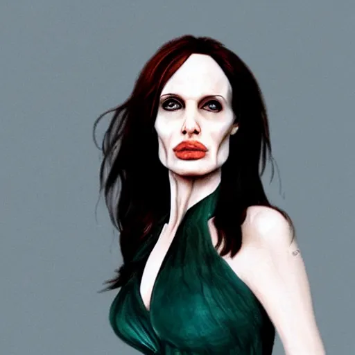 Prompt: voldemort is angelina jolie