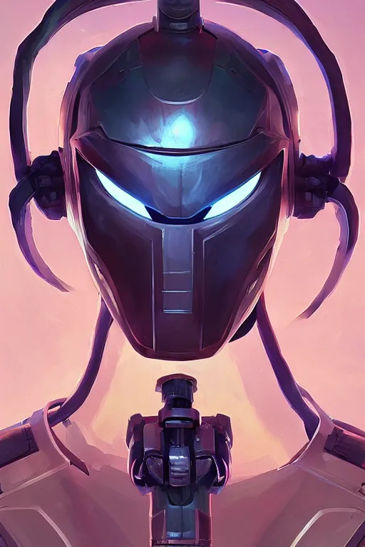 Image similar to epic mask helmet robot ninja portrait stylized as fornite style game design fanart by concept artist gervasio canda, behance hd by jesper ejsing, by rhads, makoto shinkai and lois van baarle, ilya kuvshinov, rossdraws global illumination radiating a glowing aura global illumination ray tracing hdr render in unreal engine 5