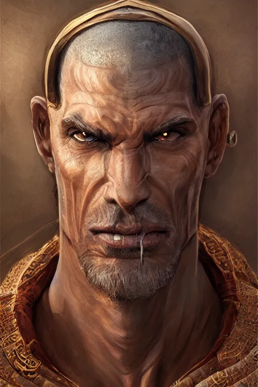 Image similar to ultra realistic illustration, a half man, half camel warrior from baldurs gate and diablo, intricate from baldurs gate, elegant, highly detailed, digital painting, artstation, concept art, smooth, sharp focus, illustration, art by artgerm and greg rutkowski and alphonse mucha