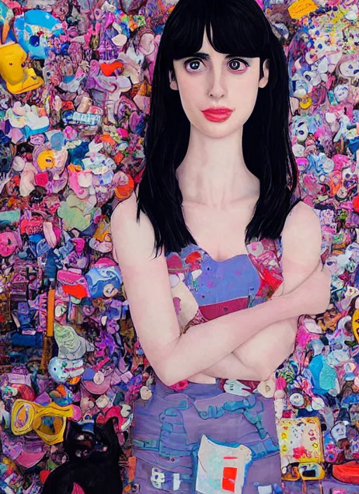 Image similar to studio photograph of a contemporary ceramic sculpture of a modular quirky emma roberts krysten ritter by hikari shimoda and jack gaughan