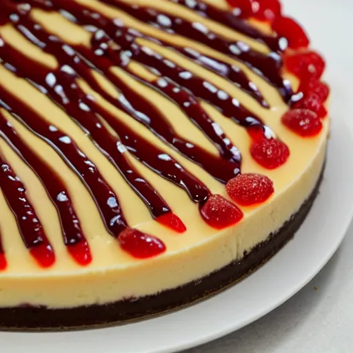 Prompt: close view of a delicious sweet and perfect cheesecake made of babies pieces, award winning, 4 k, beautiful