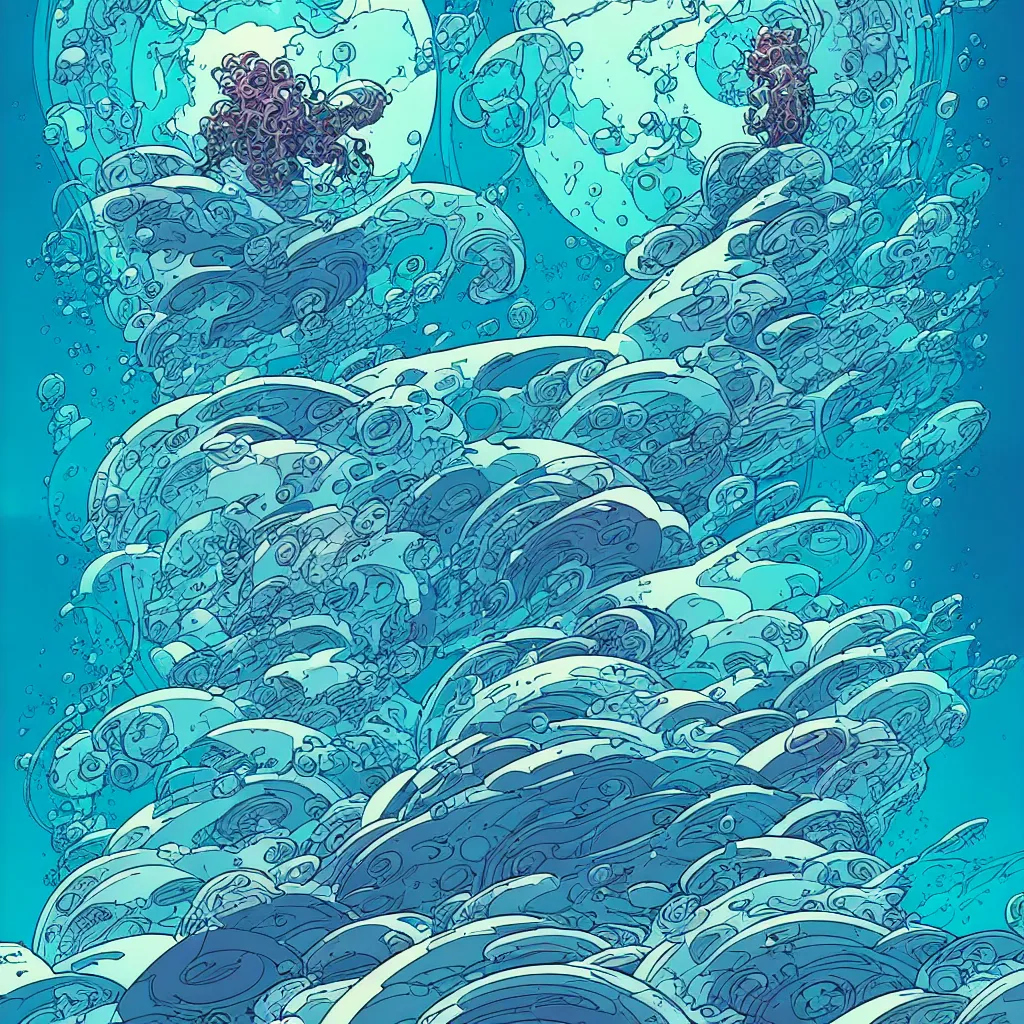 Prompt: ocean swells by josan gonzalez