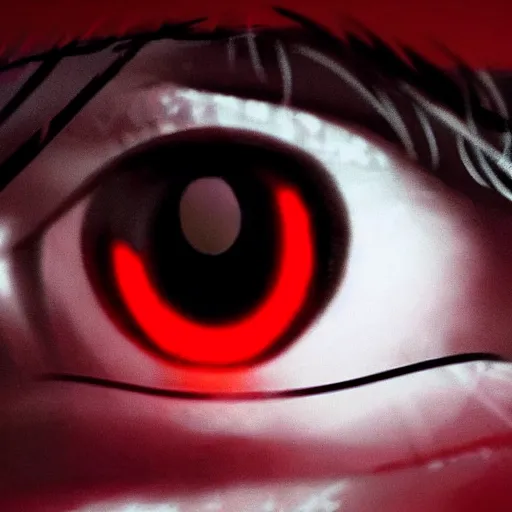 Prompt: Taylor Swift with glowing red eyes, close up, hyper detailed, tight focus