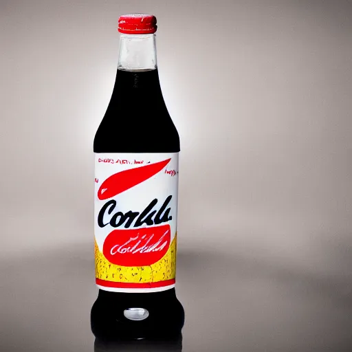 Image similar to a bottle of conka cola, marketing promo photo