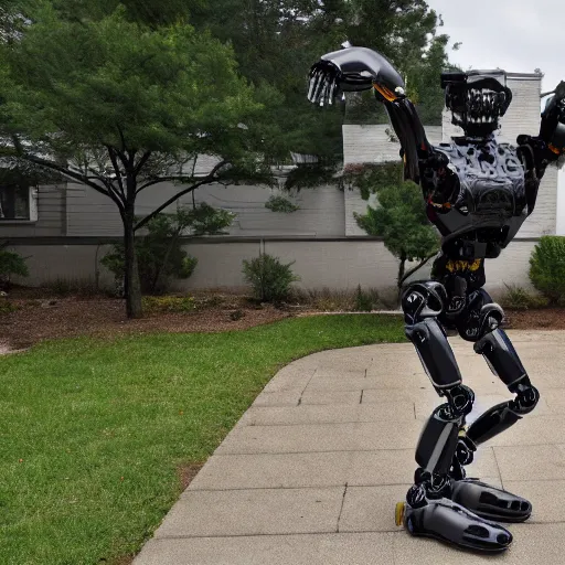 Image similar to boston dynamics humanoid robot dancing. dslr photo. press release