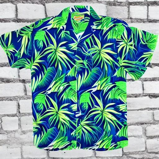 Image similar to hawaiian shirt design