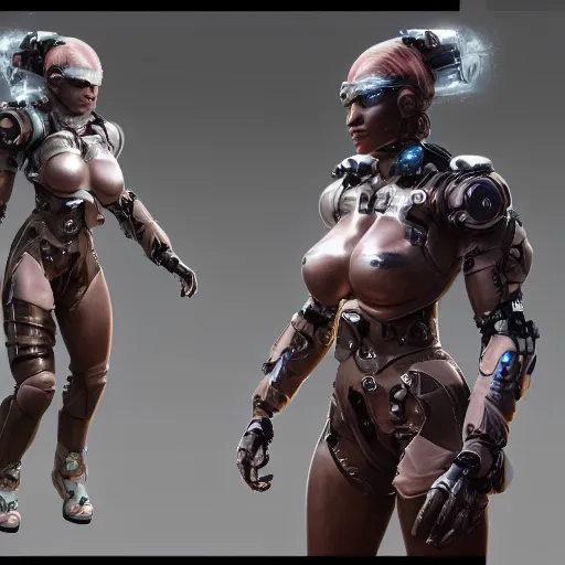 Image similar to cyborg female fighter, hyper detailed, artstation, unreal engine, octane render, hyper detailed.