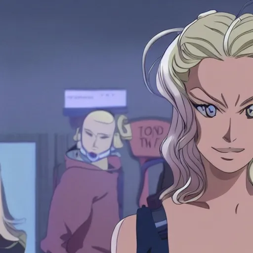 Prompt: Margot Robbie as an anime character, hyperdetailed