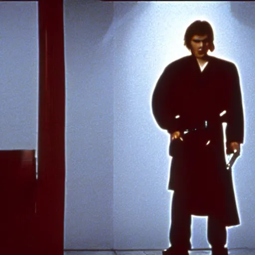 Image similar to Anakin Skywalker in American Psycho (1999)