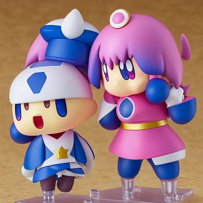 Prompt: Kirby, An anime Nendoroid of Kirby, figurine, detailed product photo