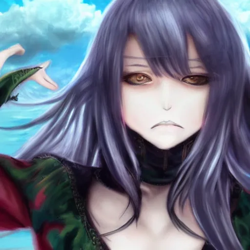 Image similar to extremely detailed realistic art of the personification of hatred